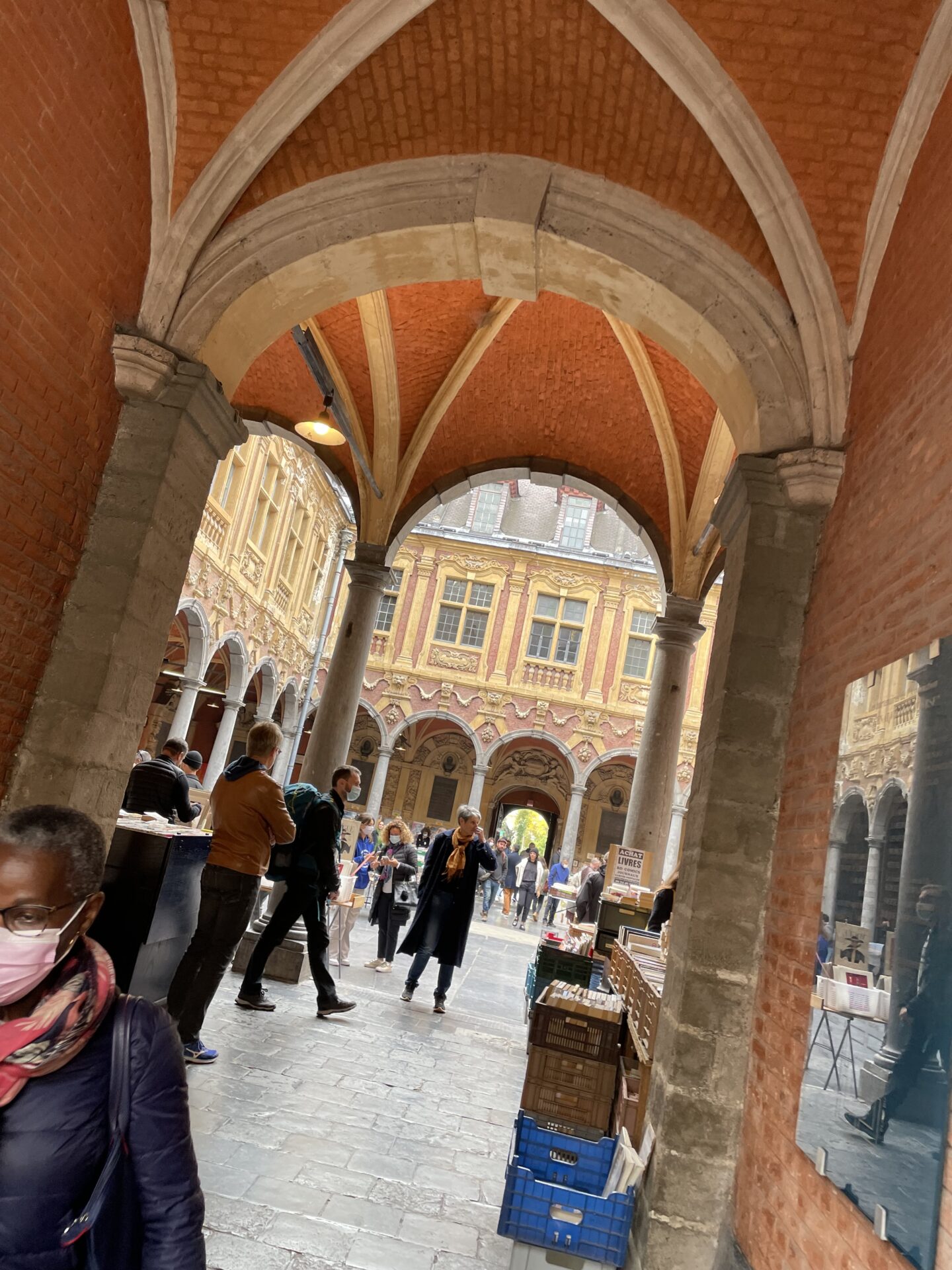 Charming buildings in Lille, France, beckoning you to discover delightful bookstores nestled within their vibrant streets—your next literary adventure awaits!