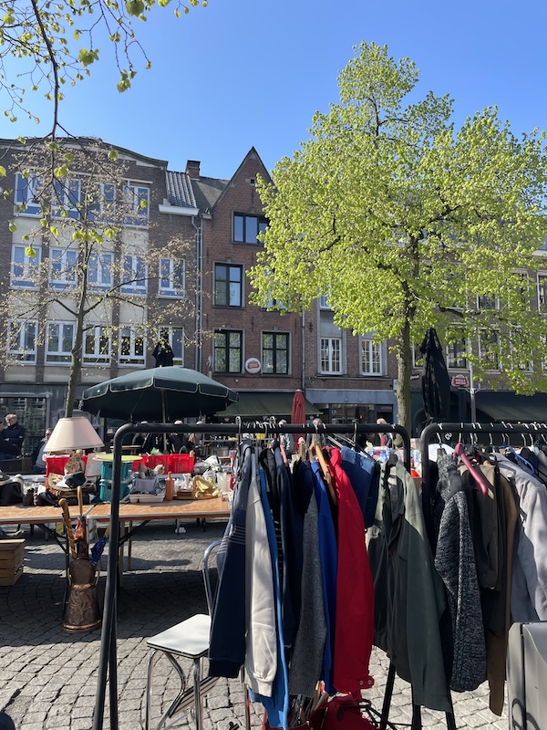 Antwerp, Belgium has what is easily the most interesting and historic flea market in Europe: Vrijdagmarkt. It's been going on since the Middle Ages, no big deal. A must hit if you are here on Friday! It's hot mess in all the good ways lol.