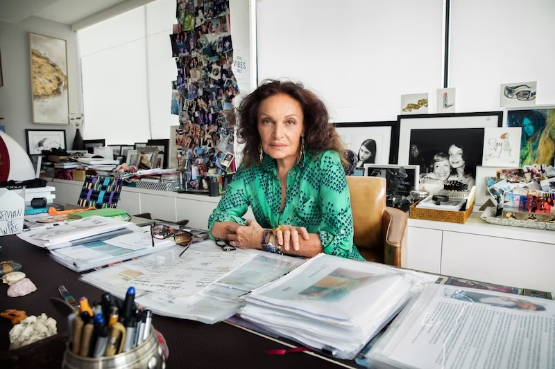 Diane von Fürstenberg Capricorn fashion icon and entrepreneur who built a successful life and business with purpose and passion.