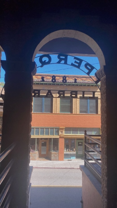 Copper Queen Library, Bisbee, Arizona — a town that reinvented itself through creativity. History, humor, and art coexist here in the most unlikely ways.