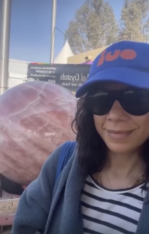 Outdoor tent marketplace at the Tucson Gem Show, where hundreds of vendors create a pop-up global gem and mineral trading city in the Arizona desert.