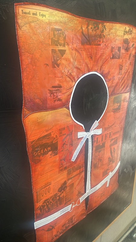 Contemporary paintings on display at Atlanta Dogwood Festival in Piedmont Park featuring artists from across the United States