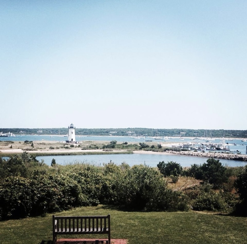 The legendary water view from the Harbor View Hotel lawn, Edgartown, Martha's Vineyard -- where the Atlantic meets understated New England luxury at its finest.