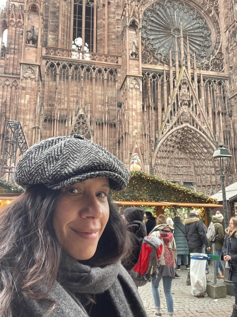 Historic Strasbourg Airbnb with cathedral views and markets right outside the door.