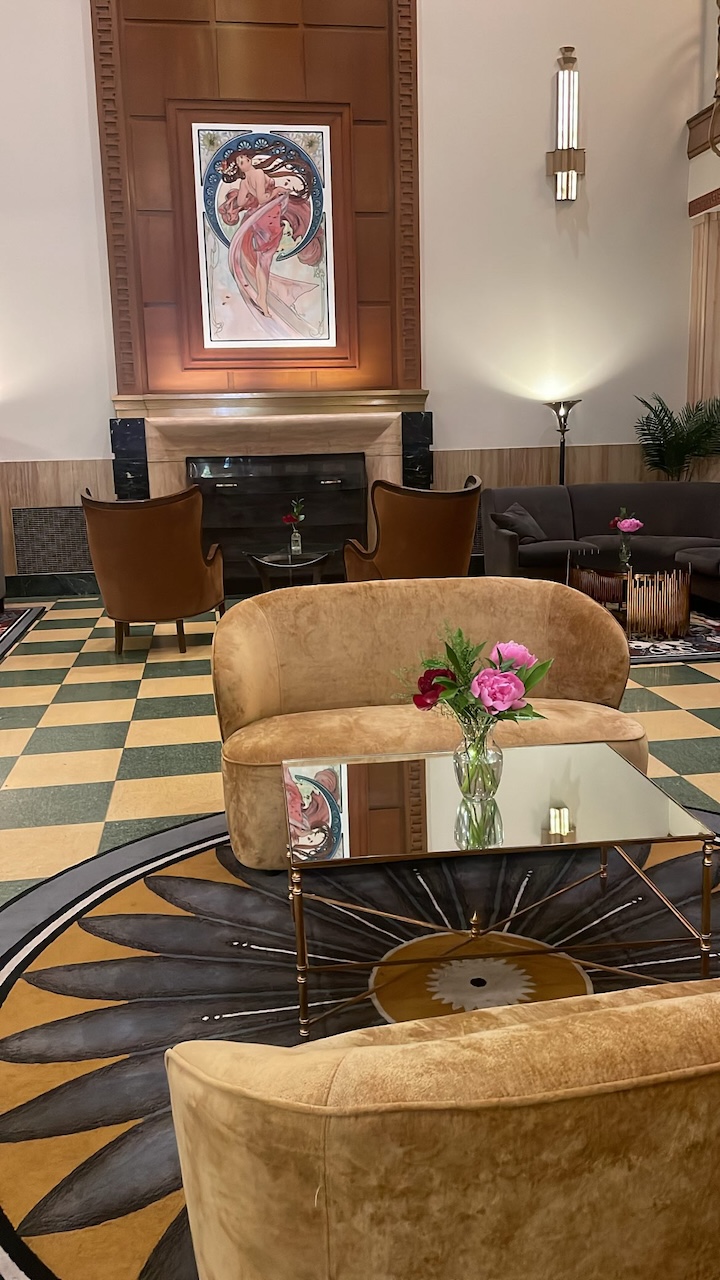 The Florence obby Missoula Montana — most beautiful coffee shop in America art deco charm. Photo: Leah Gillis, Missoula Montana 2026"