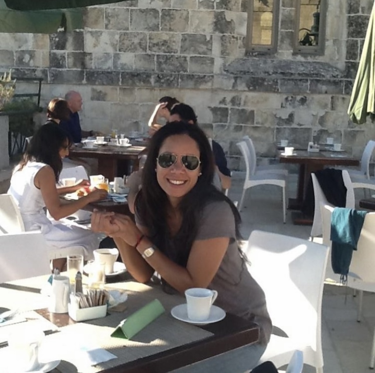 Kabbalistic astrology reading with Leah Gillis — Jerusalem café where ancient wisdom meets modern life"