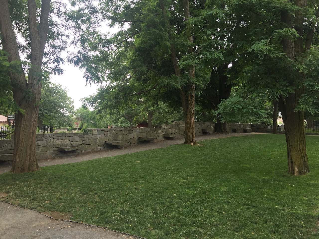 Salem Massachusetts memorial to victims of the 1692 witch trials — America at 250 reflection by Leah Gillis Between the Lines column