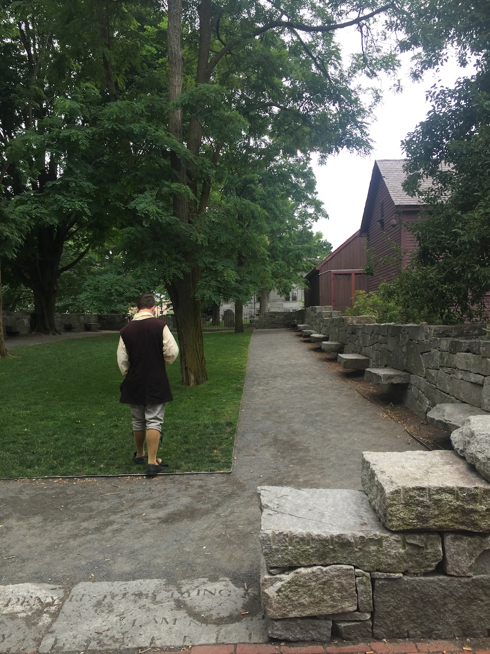 Salem witch trials memorial cemetery Massachusetts honoring those executed in 1692 — Between the Lines with journalist astrologer Leah Gillis